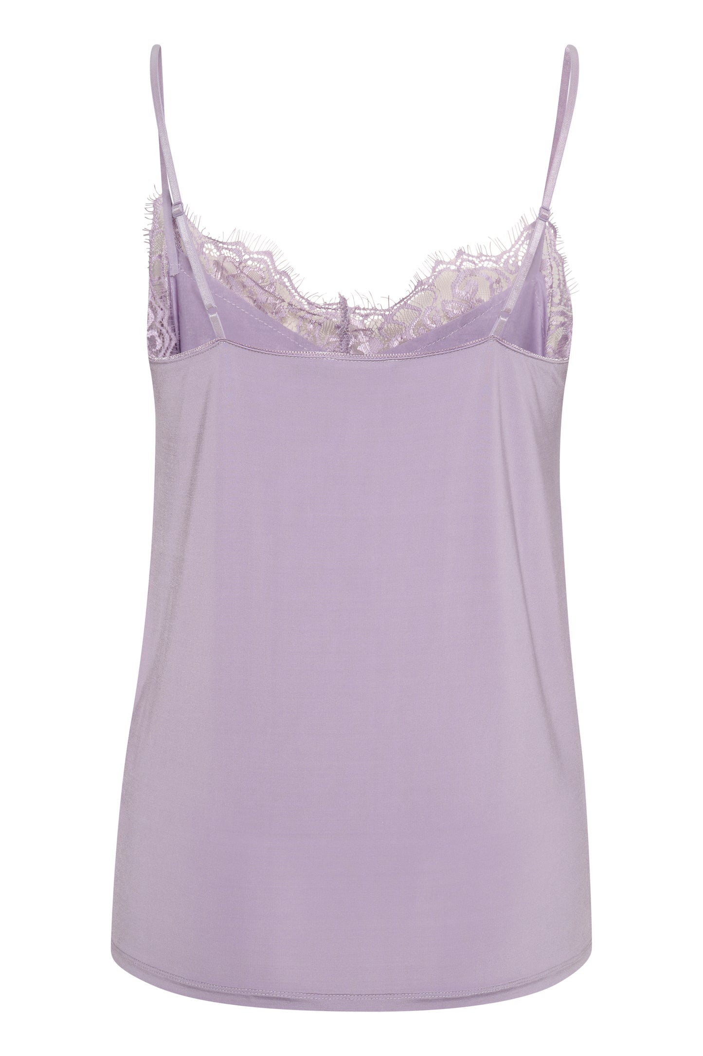 Clara top mouwloos kanten detail v-hals - Shirts & Tops | Fabrique François