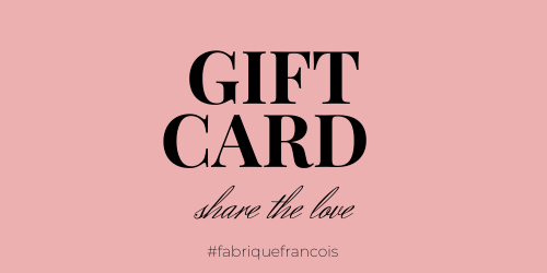 Share the love - cadeaubon - giftcards | Fabrique François