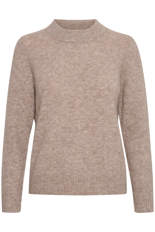 Anina Crew Neck Pullover LS STUDIO Knit Atmosphere Melange