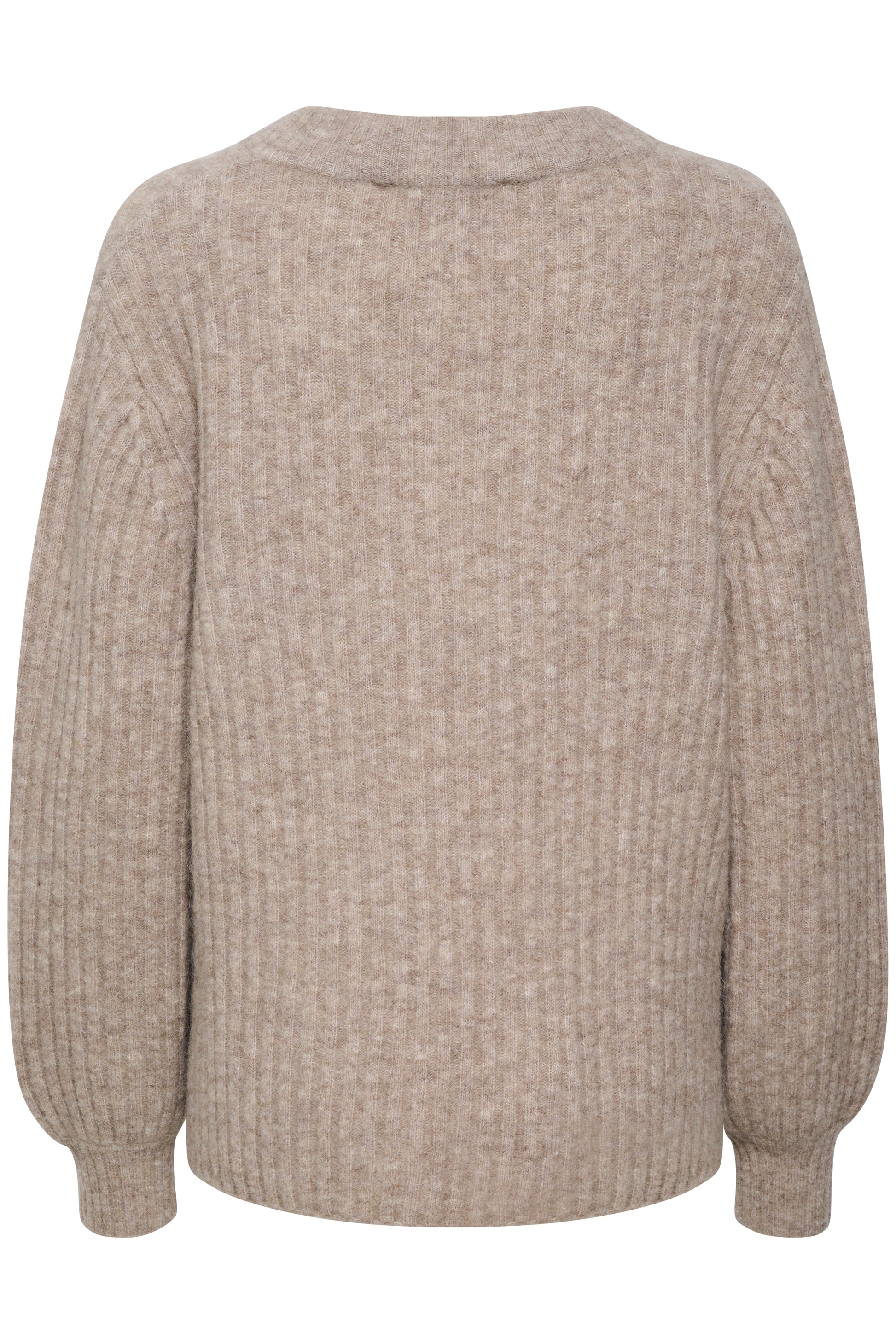 Anina V-Neck Pullover LS STUDIO Knit Atmosphere Melange