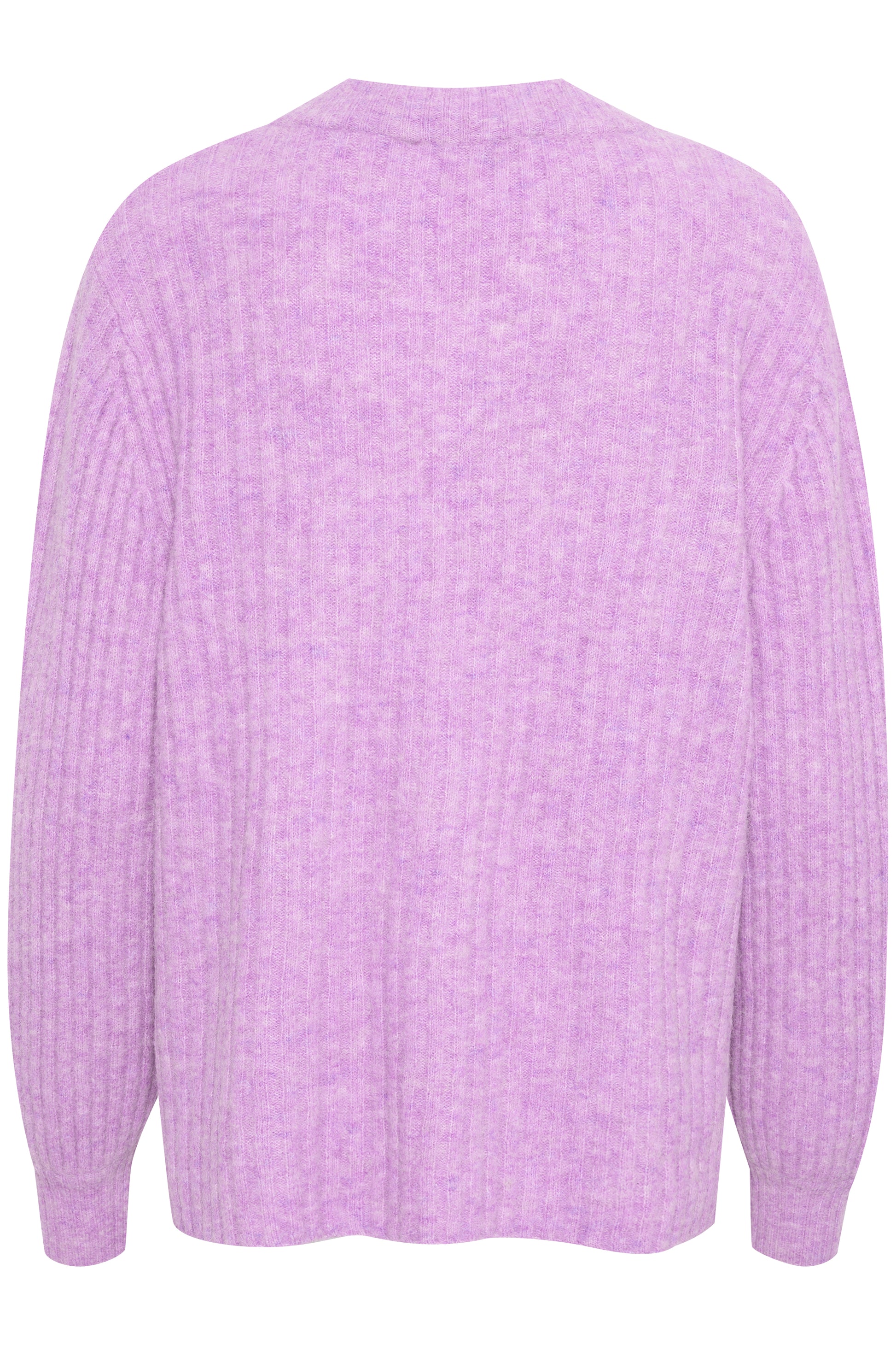 Anina V-Neck Pullover LS STUDIO Knit African Violet Melange
