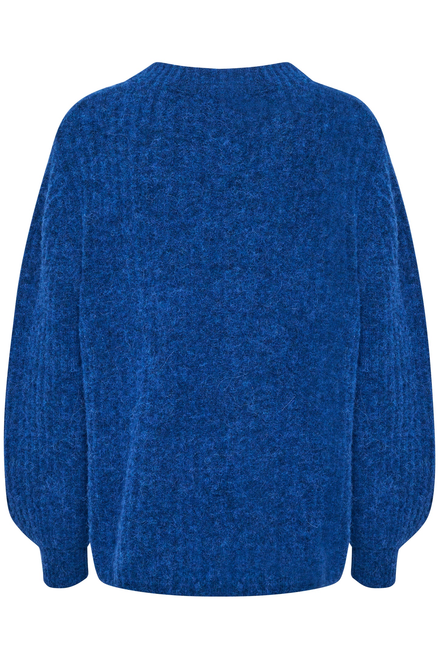 Anina V-Neck Pullover LS STUDIO Knit Sodalite Blue Melange