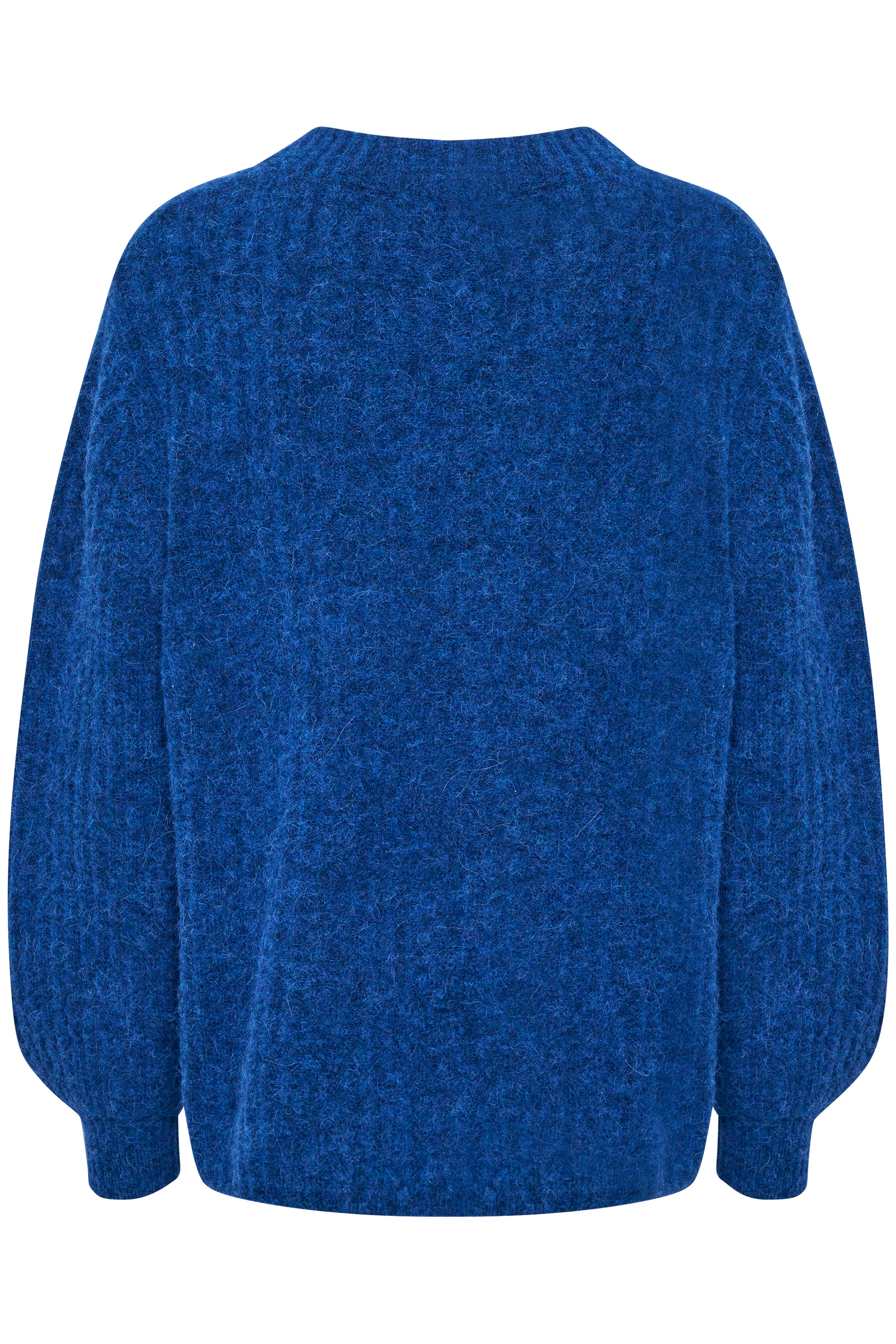 Anina V-Neck Pullover LS STUDIO Knit Sodalite Blue Melange