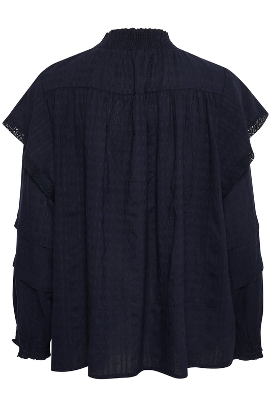 Apple Blouse LS Shirts/Blouses Night Sky