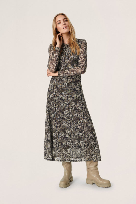 Briley Arine Dress LS Dresses Night Sky Floral