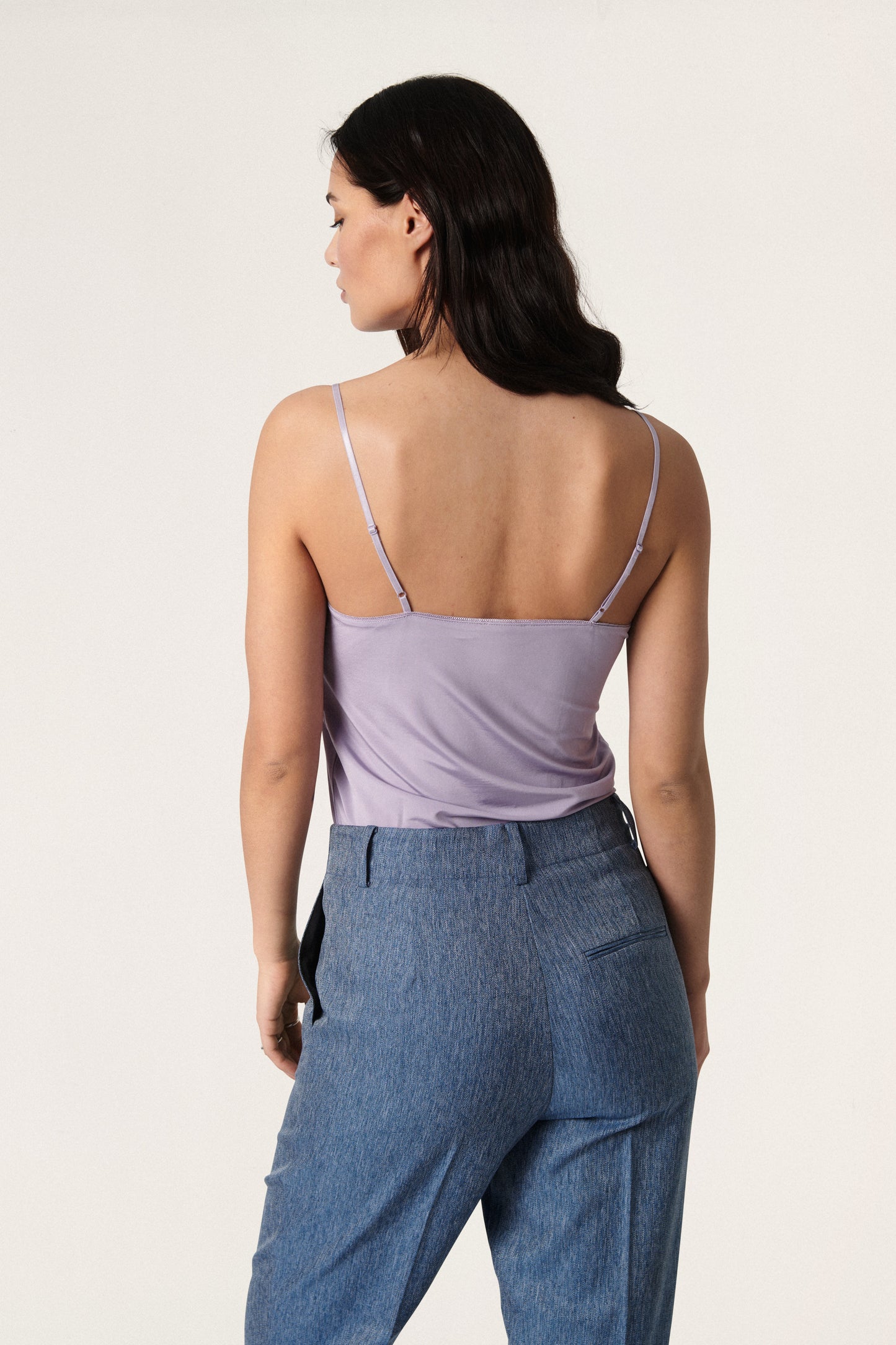 Clara Singlet Lavender Gray