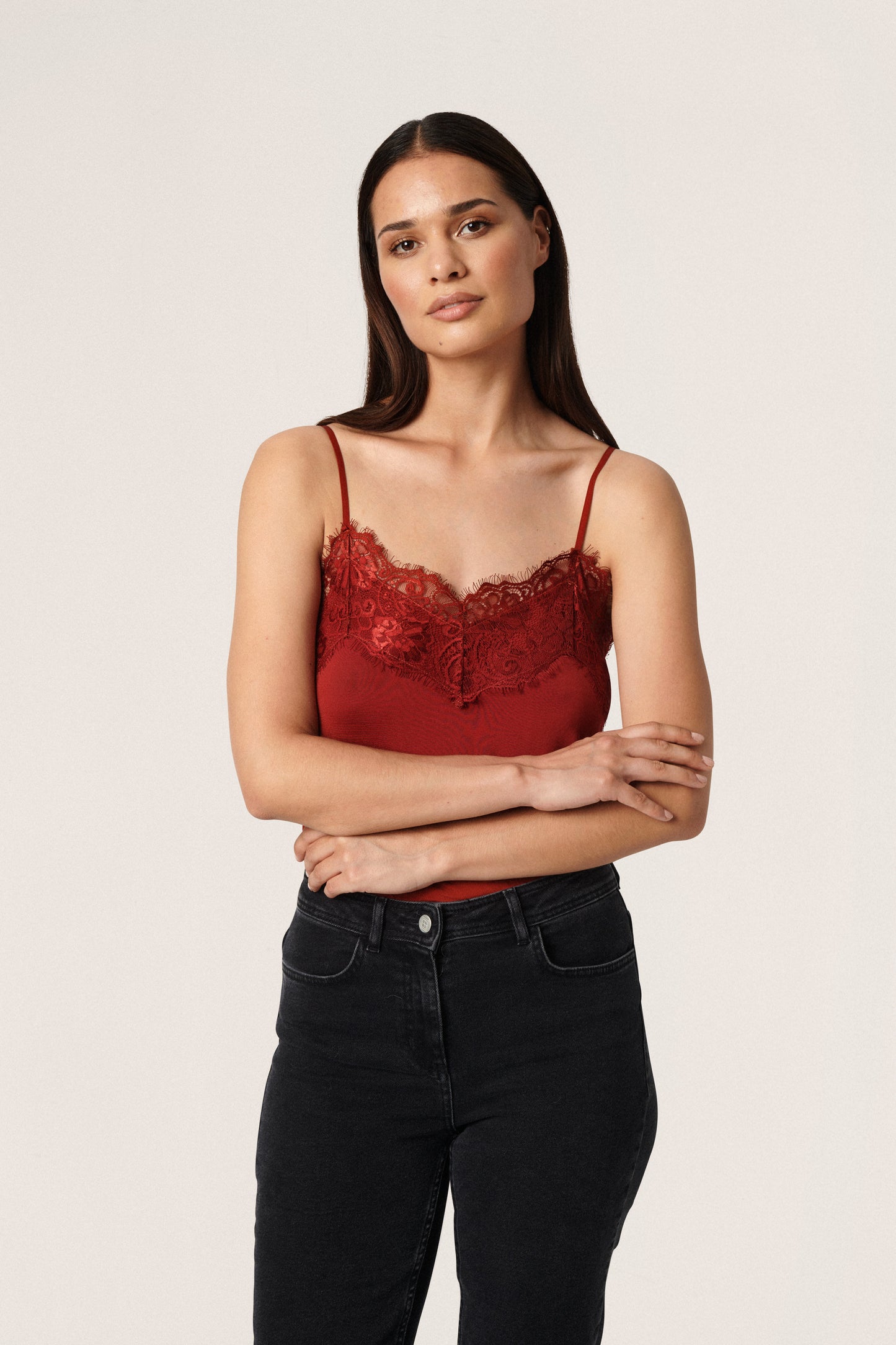 Clara Singlet Rhubarb