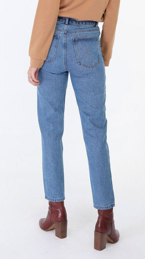 Daphnea mom jeans licht blauw - mom jeans licht blauw | Fabrique François