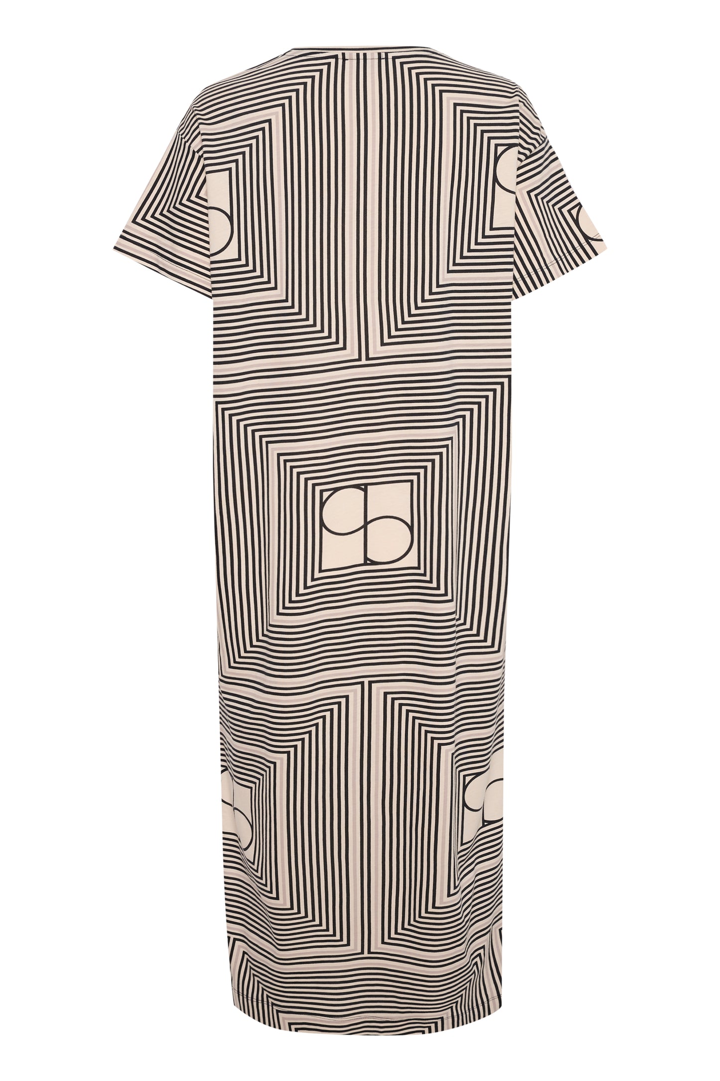 Eve Dress SS Dresses Black Monogram Print