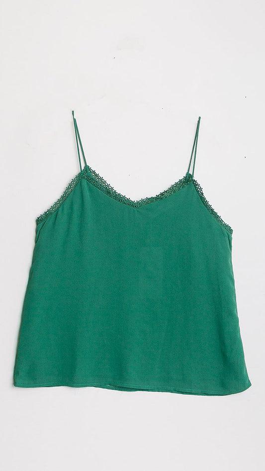 Janice top groen - top | Fabrique François