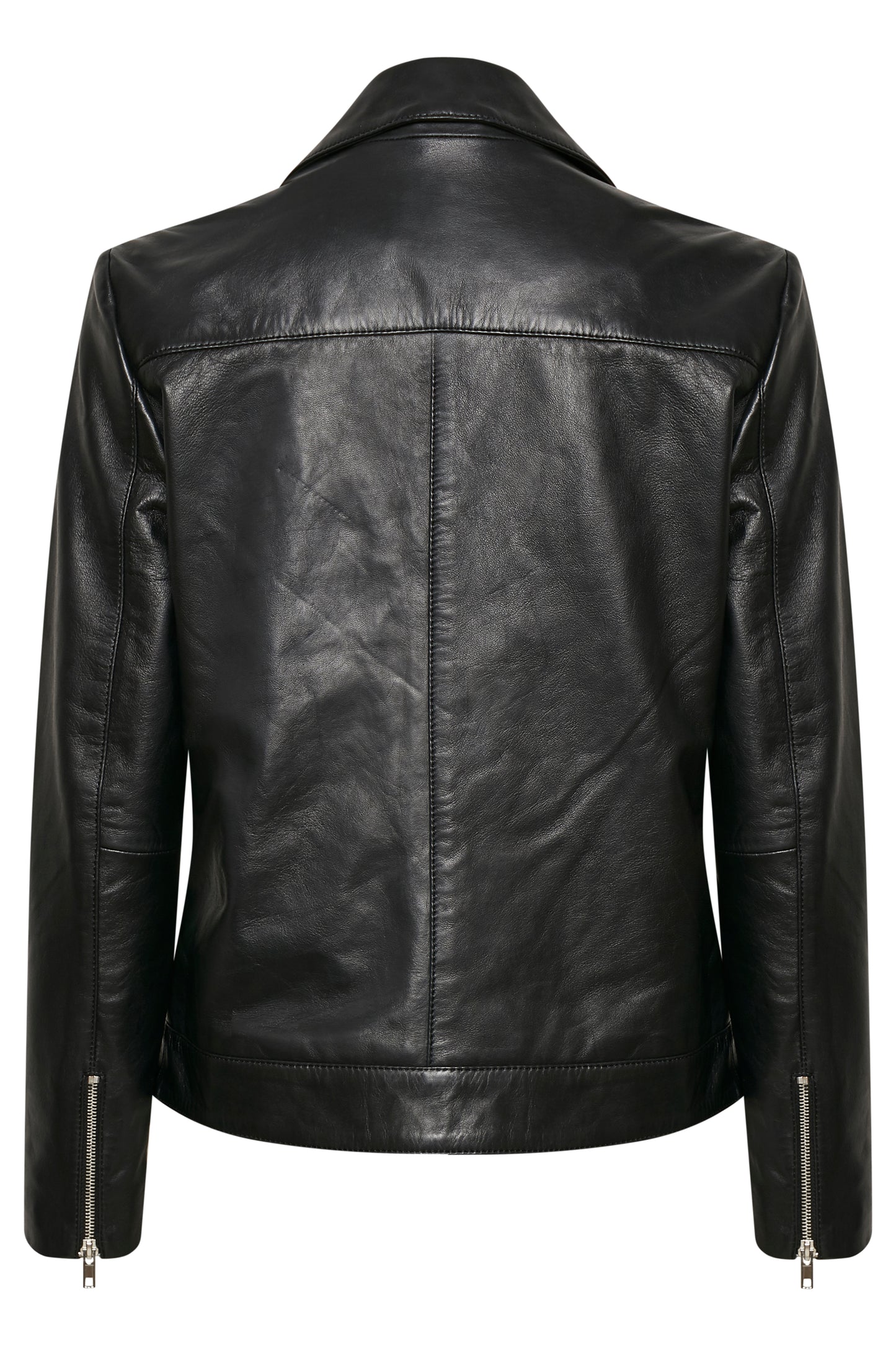 Maeve Leather Jacket LS Black