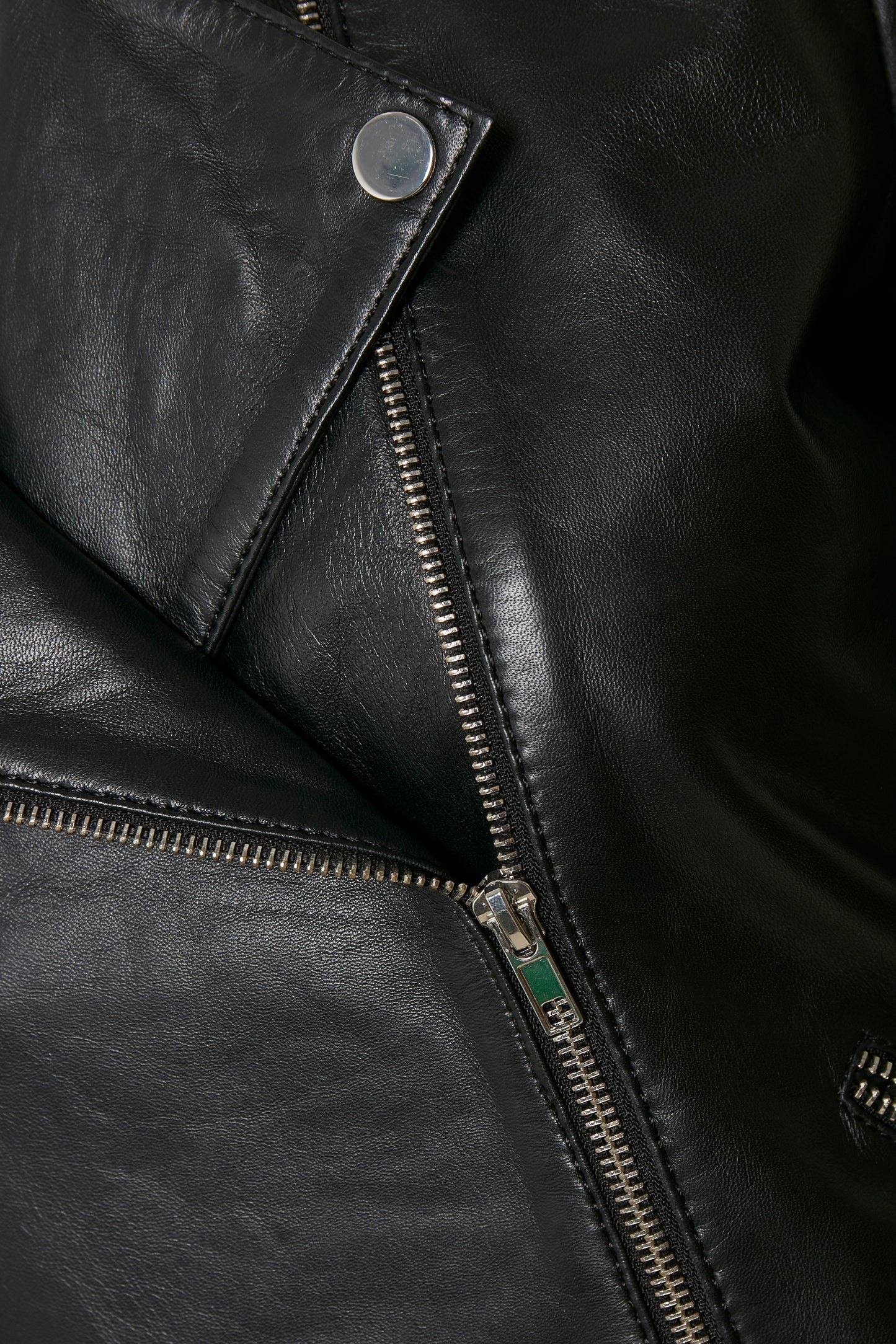Maeve Leather Jacket LS Black