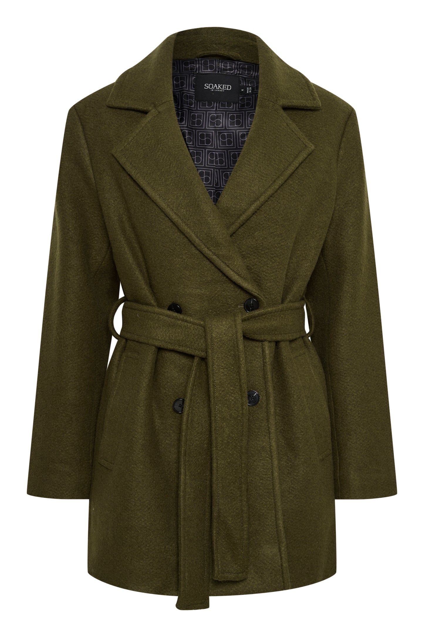 Maria Coat Outerwear Dark Olive