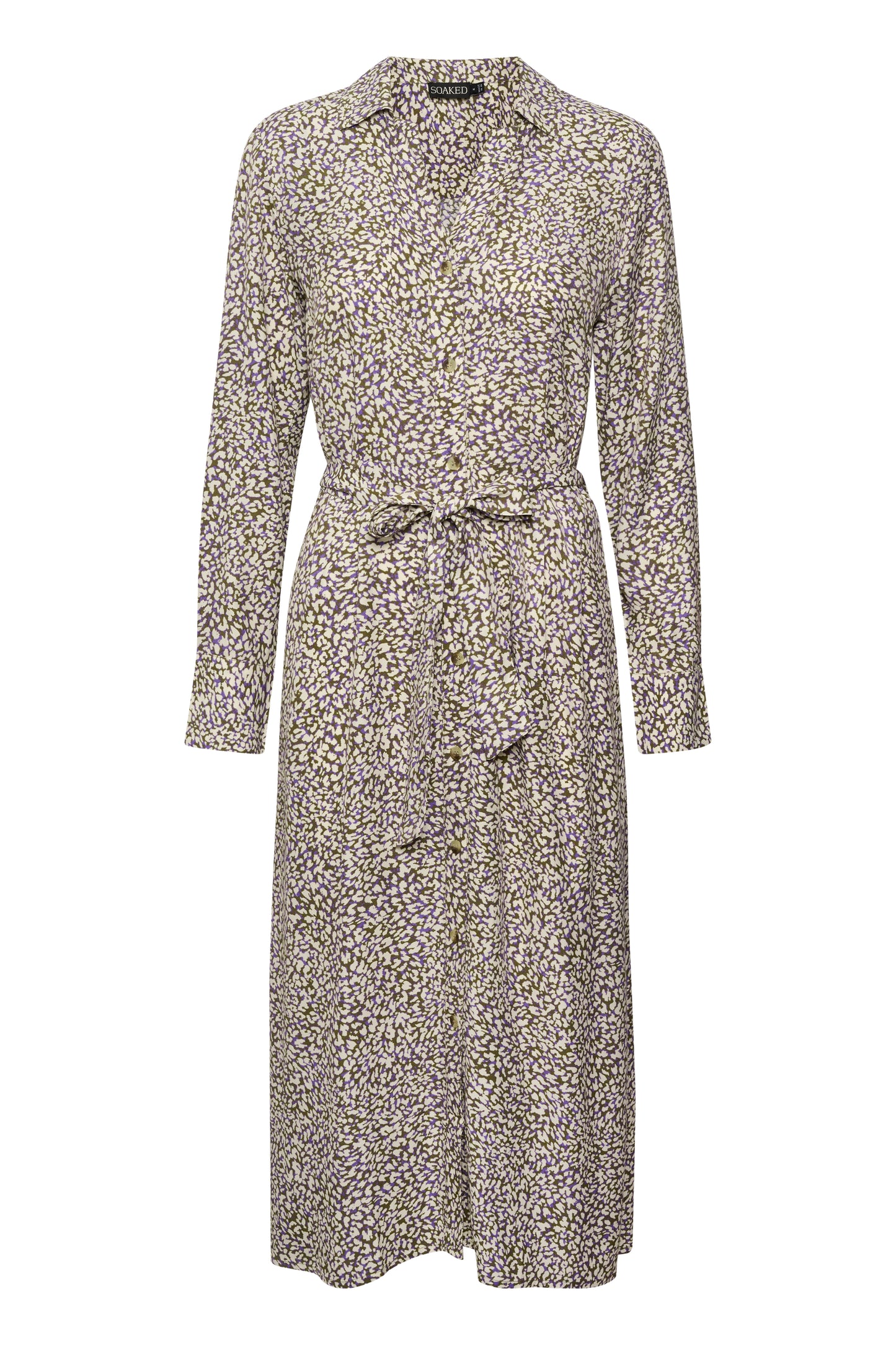 Moie Halima Dress Dresses Purple Animal Print