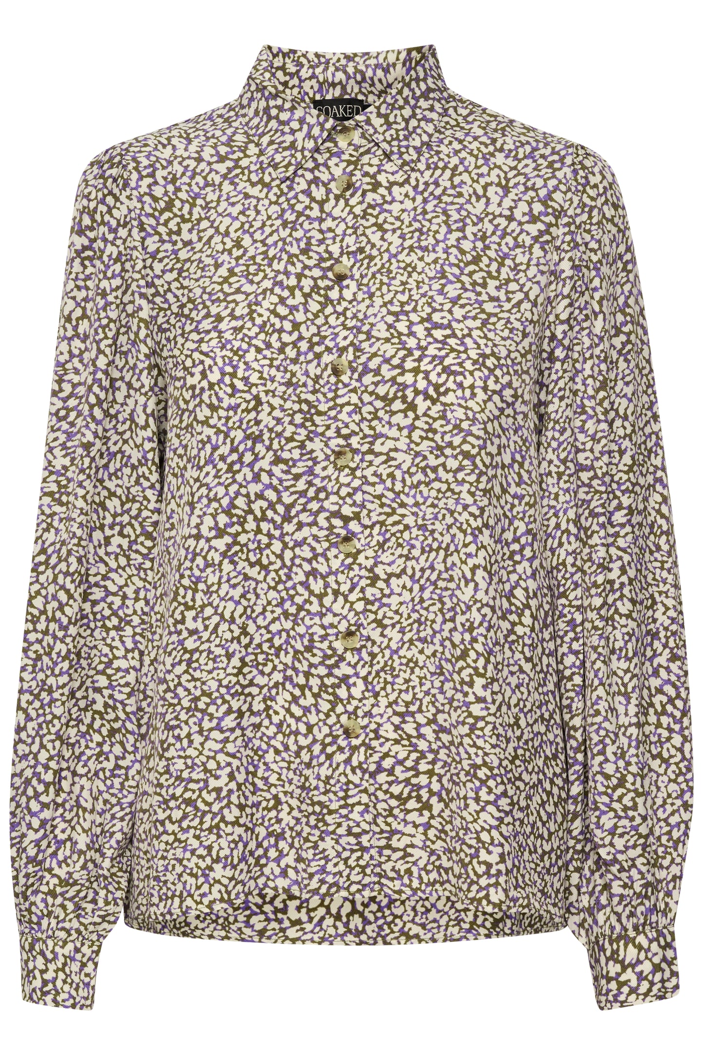 Moie Shirt LS Shirts/Blouses Purple Animal Print