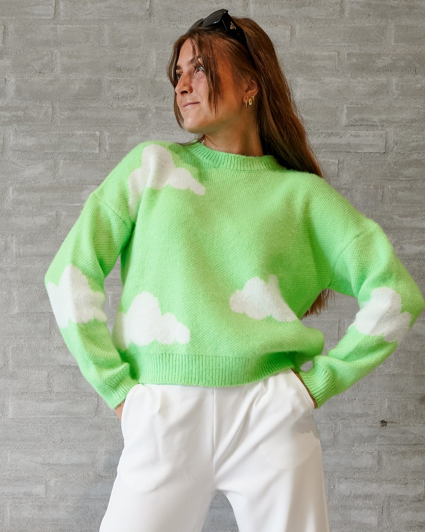 Noella Alto Jumper Knits Green