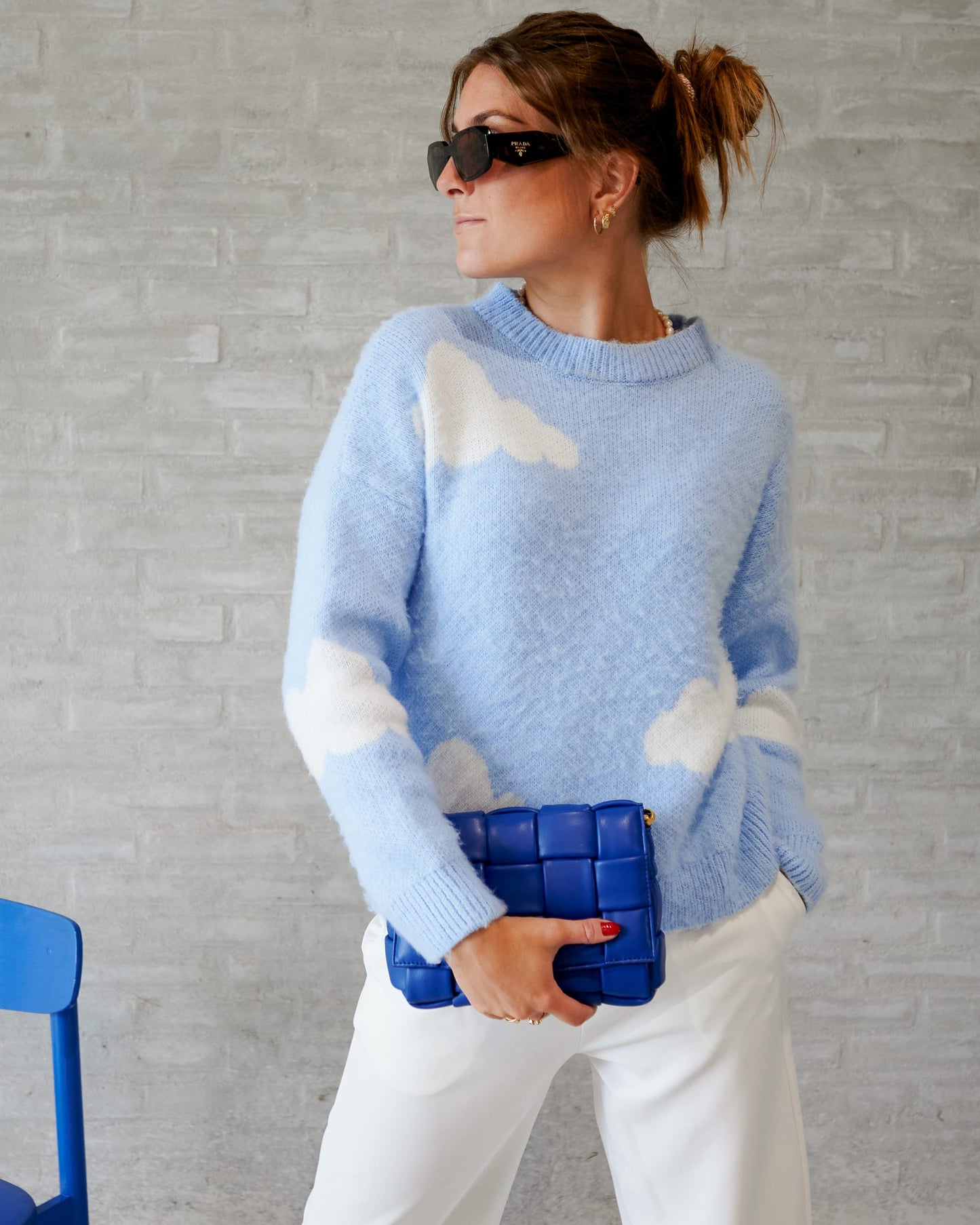 Noella Alto Jumper Knits Sky Blue