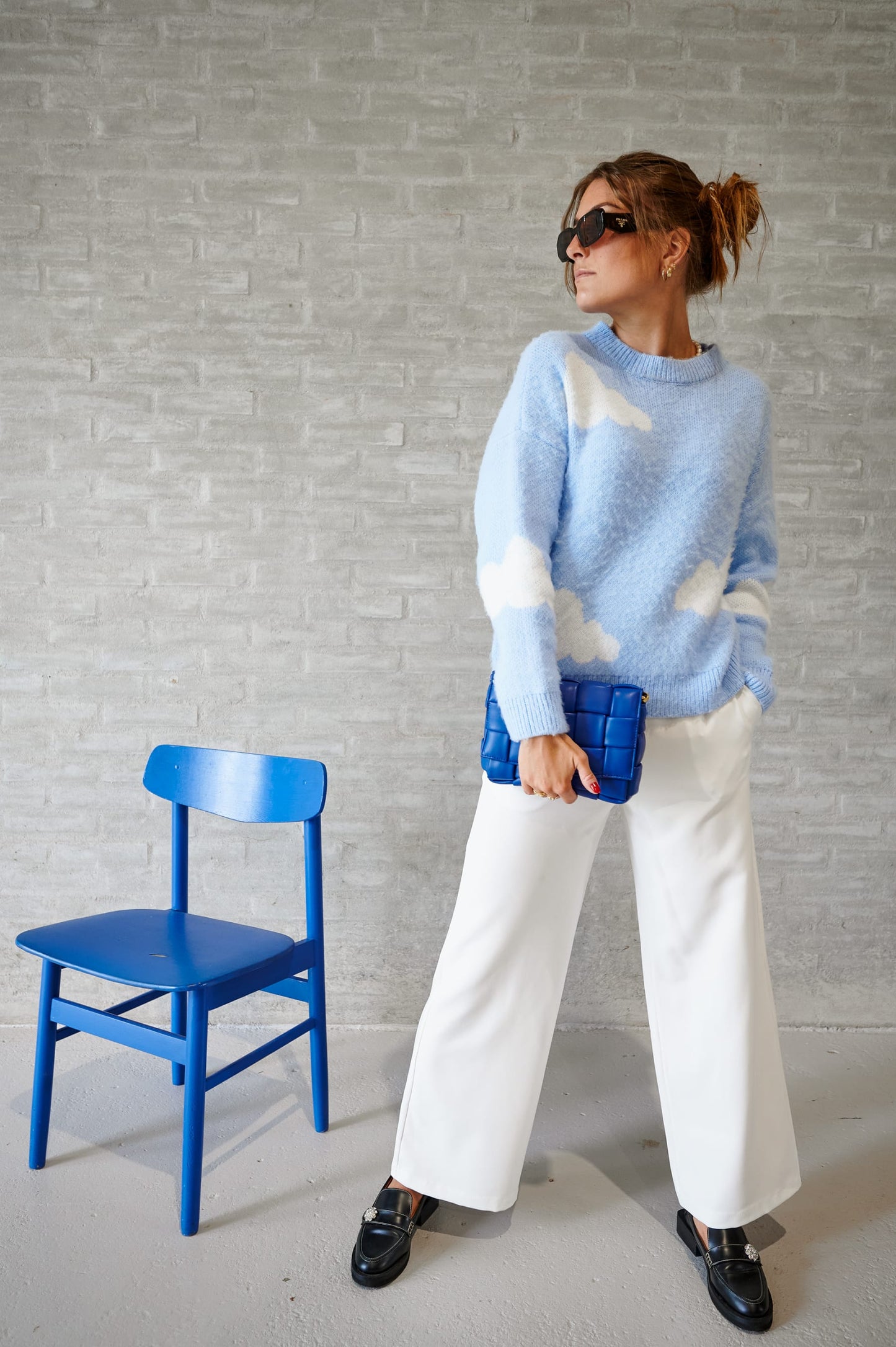 Noella Alto Jumper Knits Sky Blue