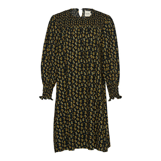 Noella Ava Dress Dresses Black/yellow Flower
