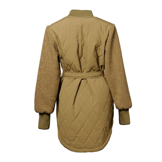 Noella Esme Pile Jacket Solid Jackets Light Army