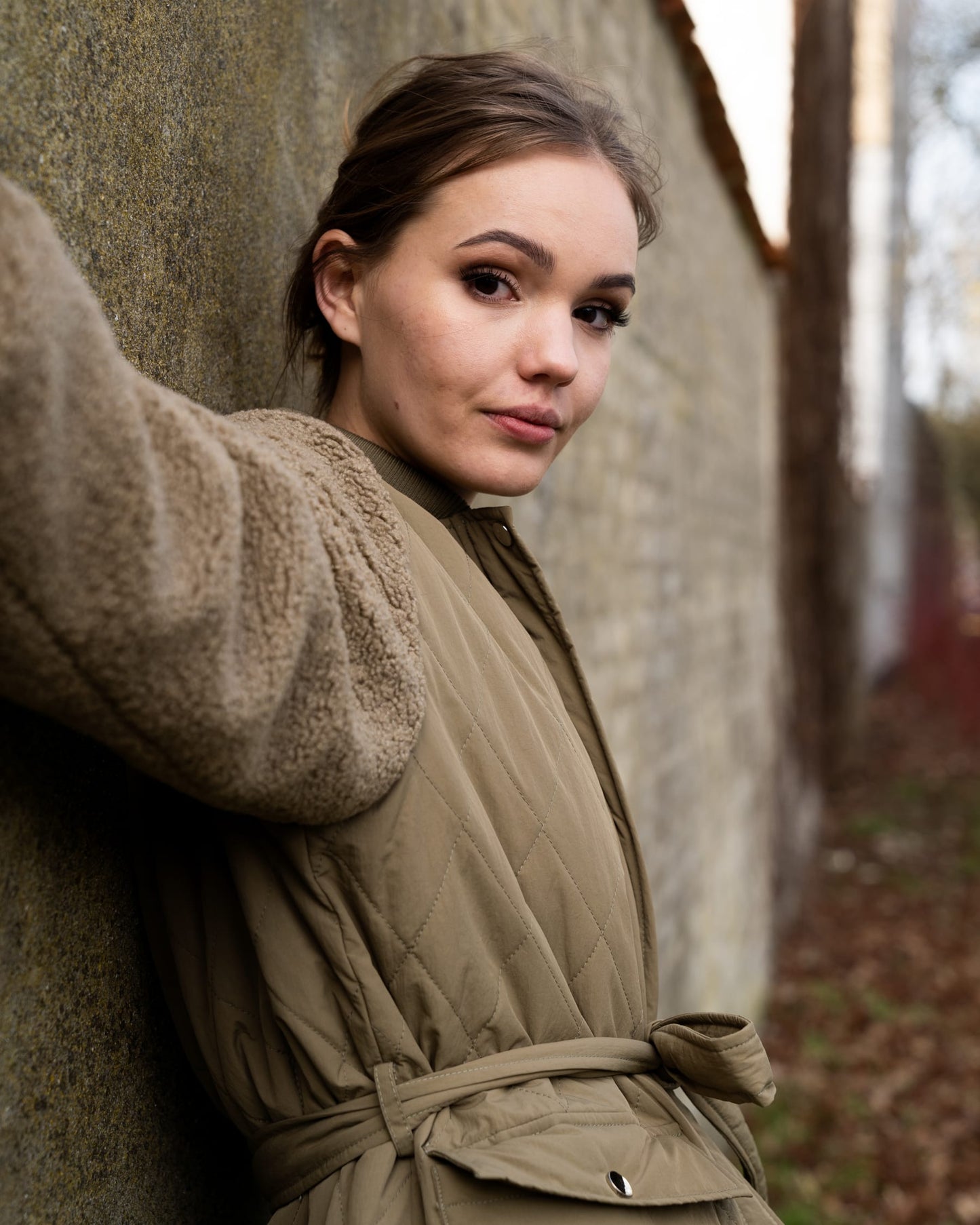 Noella Esme Pile Jacket Solid Jackets Light Army