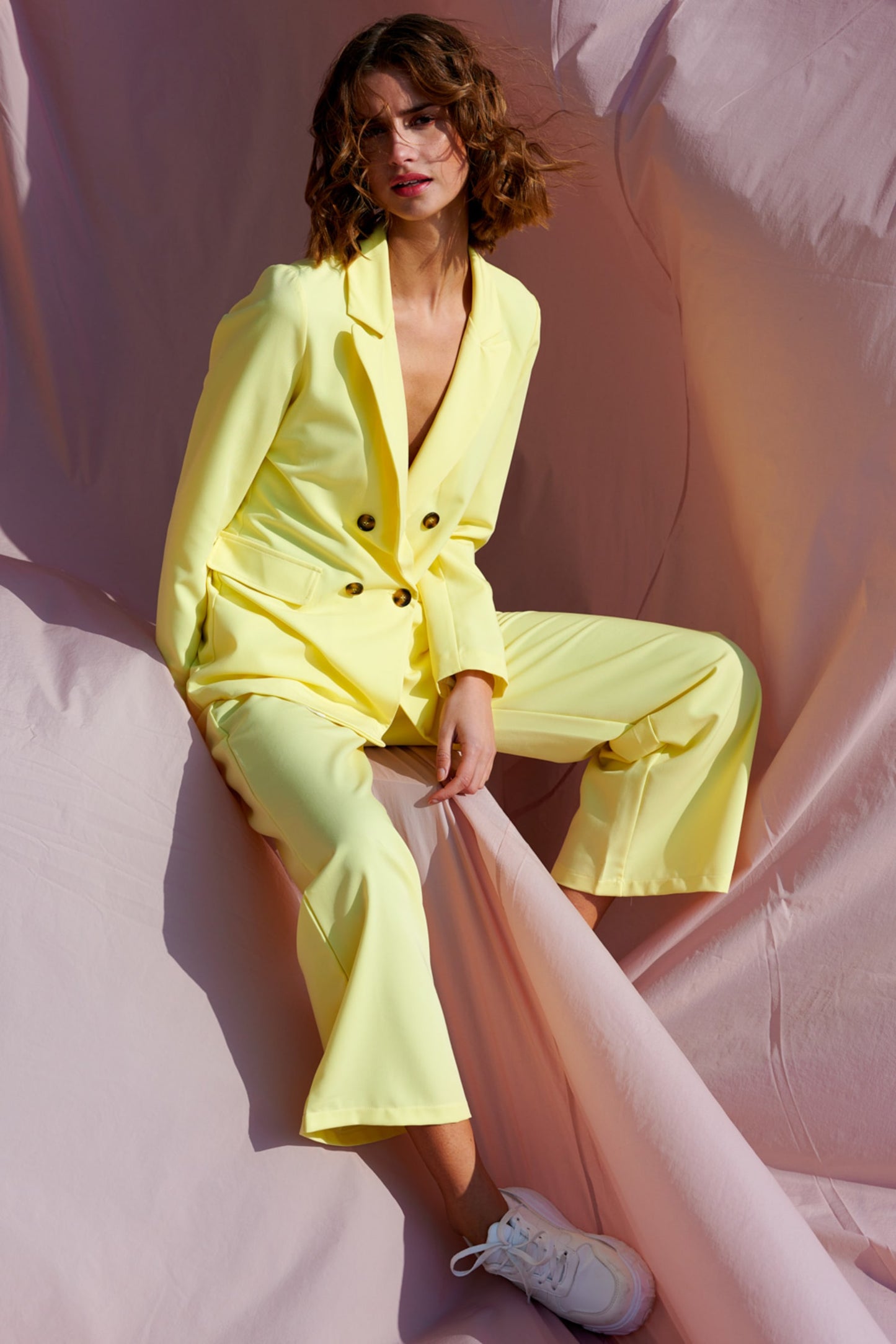 Noella Forte Blazer Spring Blazers Pastel Yellow
