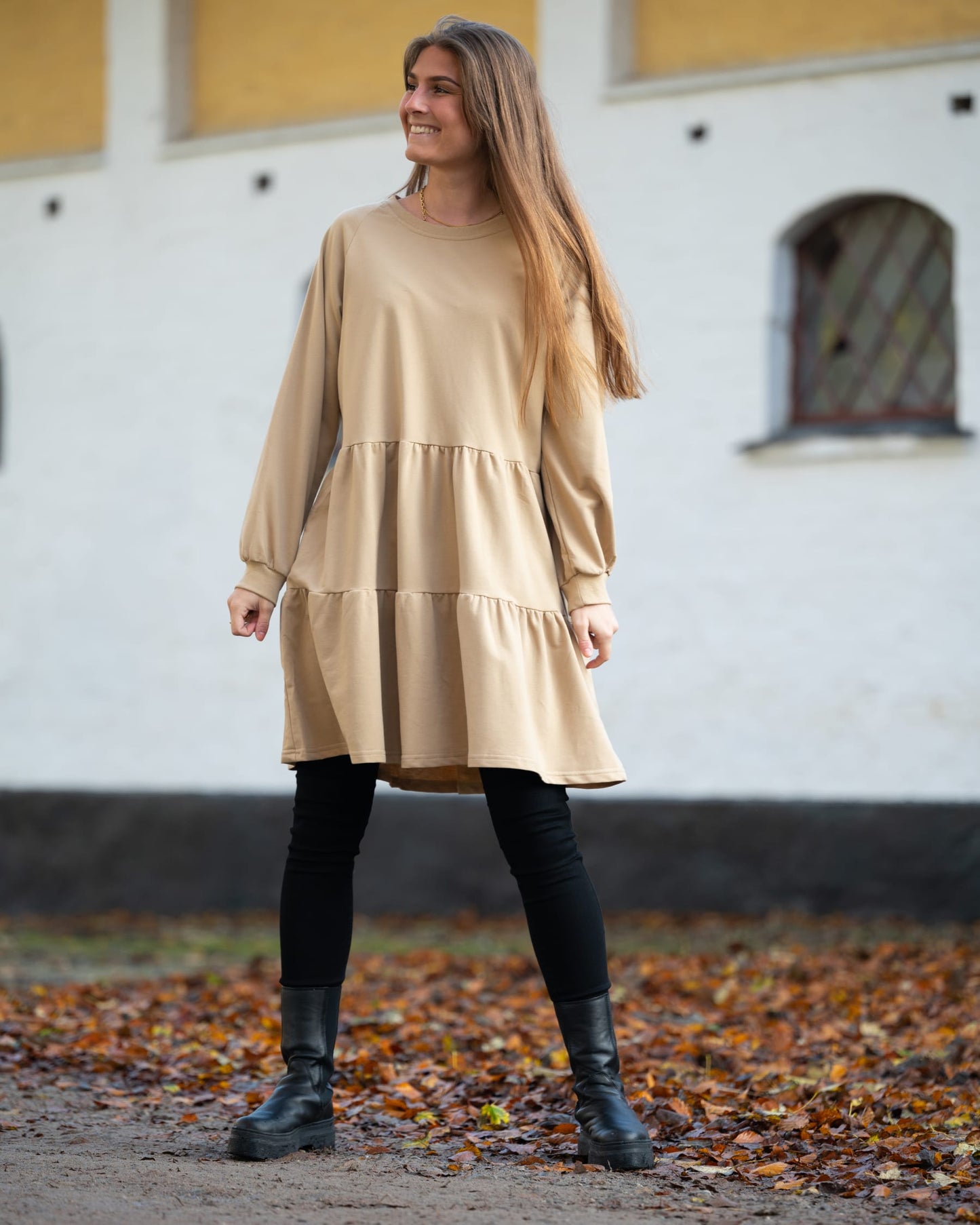 Noella Holly Sweat Dress Dresses Camel