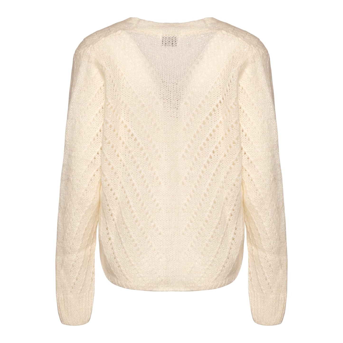 Noella Ira Hole Knit Cardigan Cardigans Cream