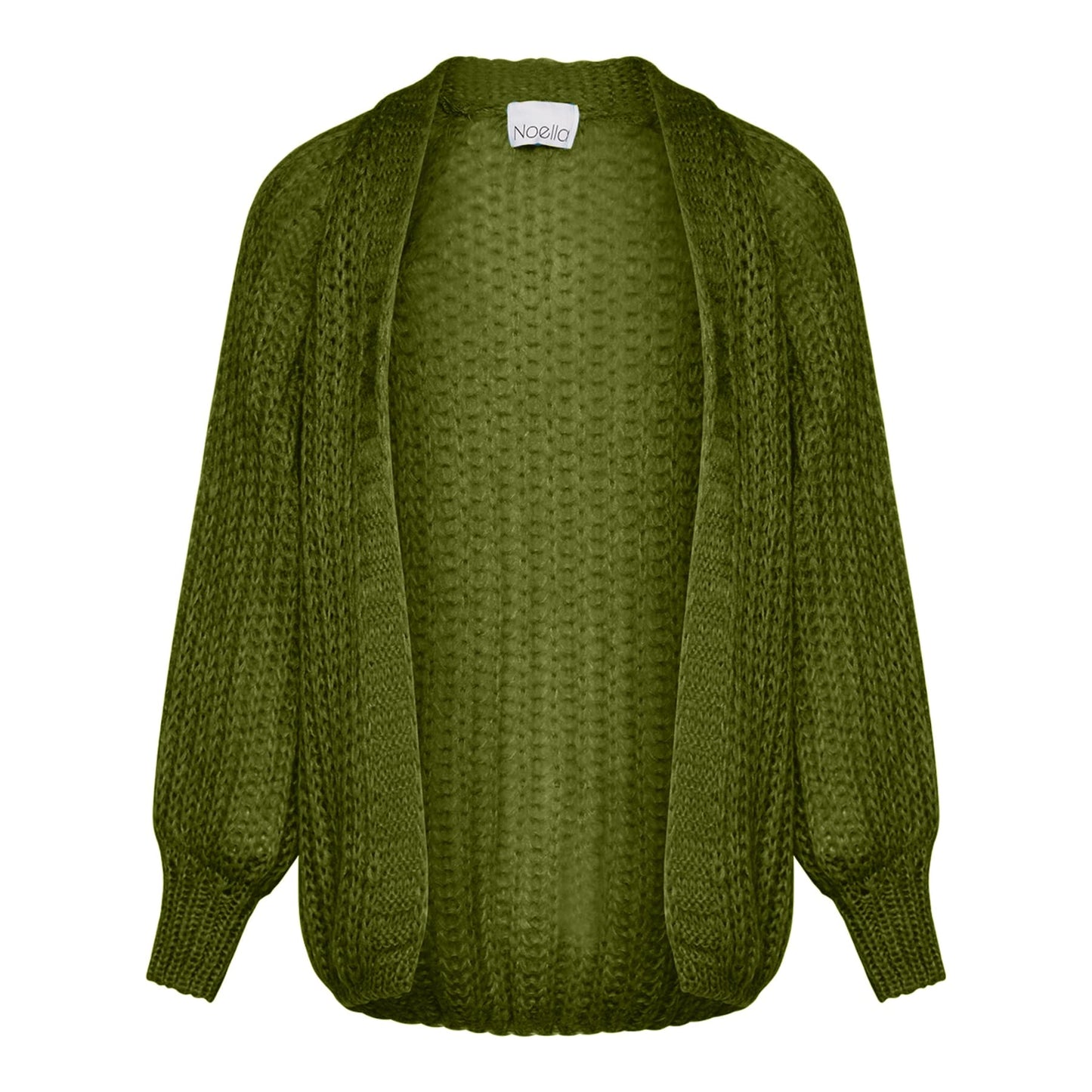 Noella Joseph Cardigan Solid Knits Army Green