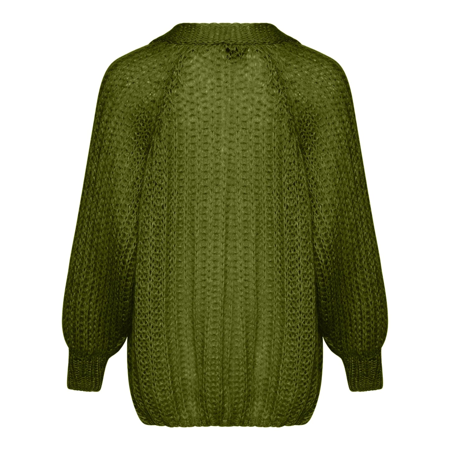 Noella Joseph Cardigan Solid Knits Army Green