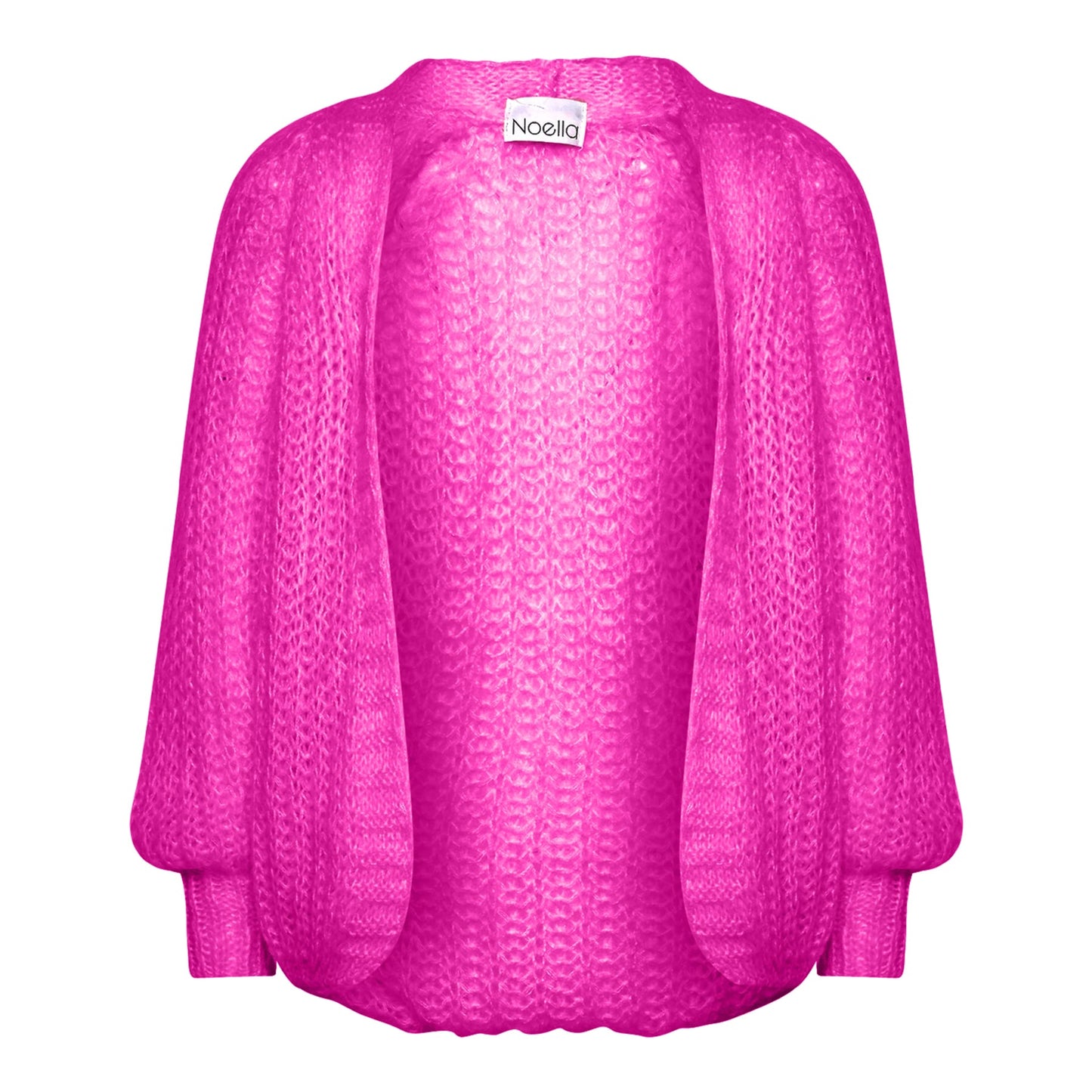 Noella Joseph Cardigan Solid Knits Bright Pink