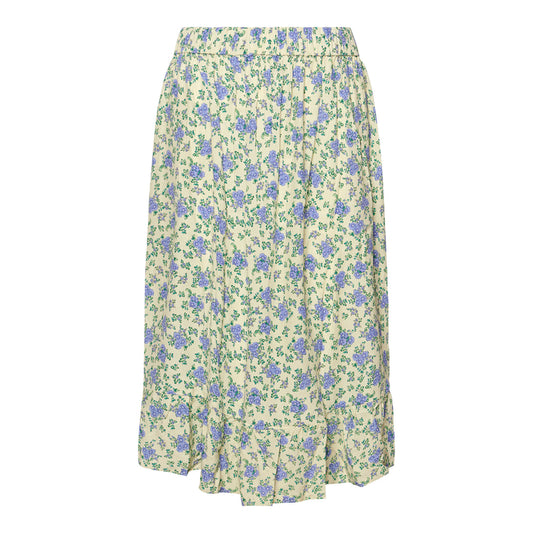 Noella Joyce Skirt Viscose Skirts Lilac/lime Flower