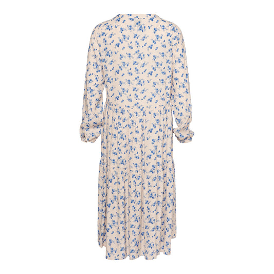 Noella Lipe Dress Viscose Dresses Blue Corn Flower