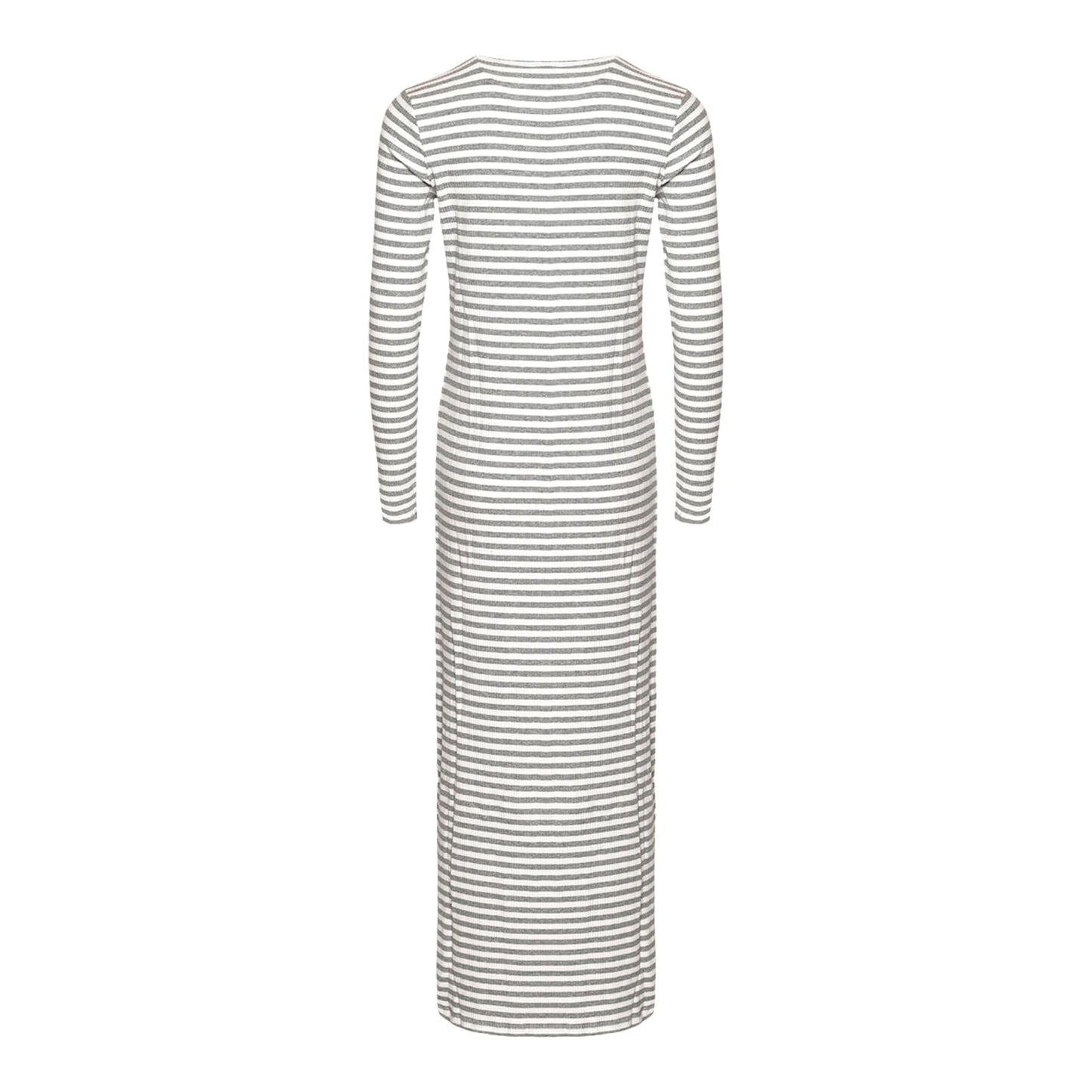 Noella Luelle Dress LS Dresses Grey mel./cream