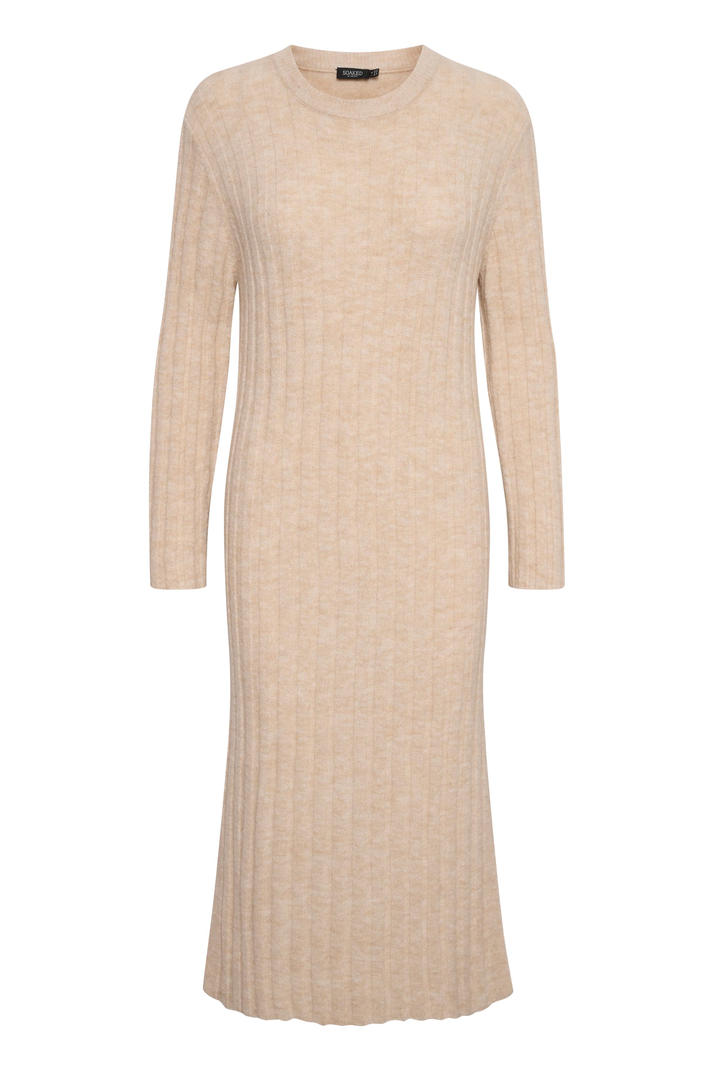 Rakel Dress LS Dresses Sandshell Melange
