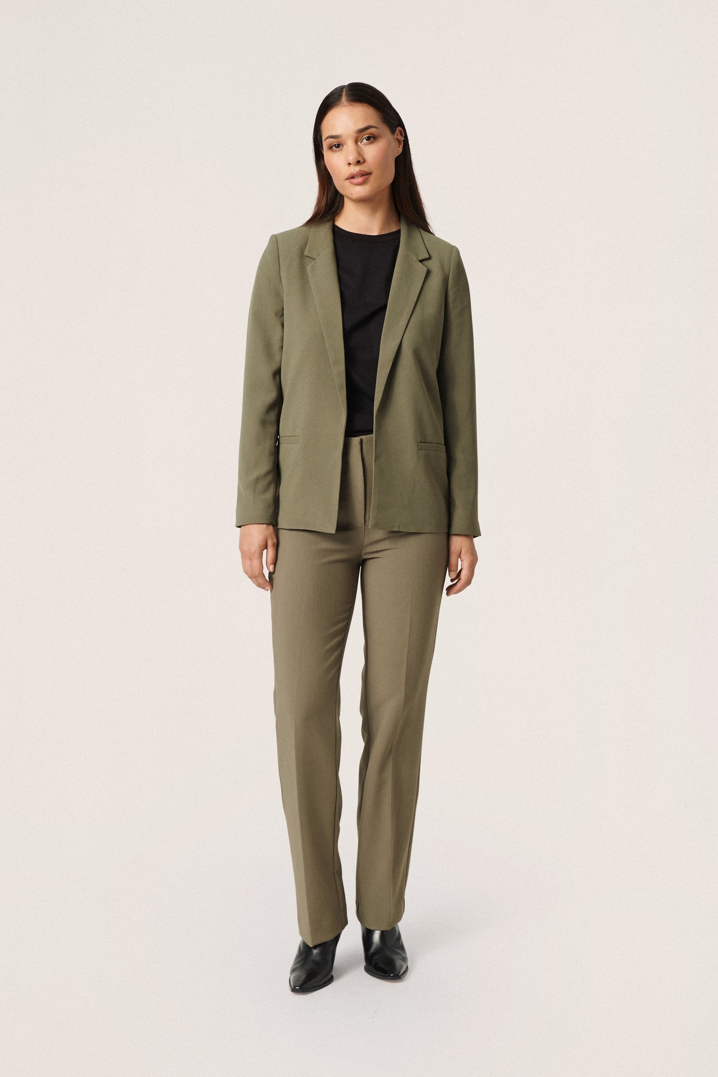 Shirley Blazer LS Jackets Tea Leaf