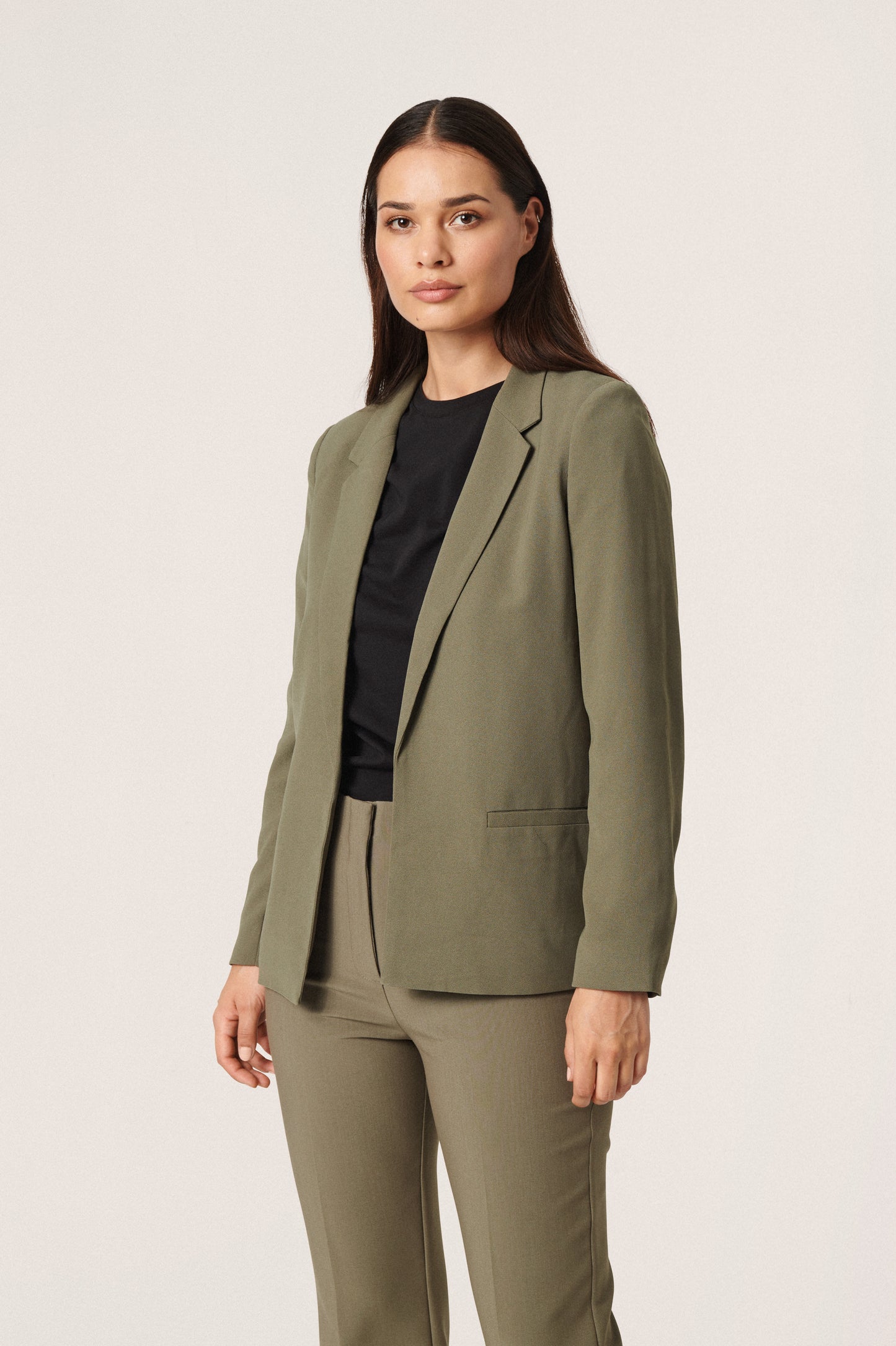 Shirley Blazer LS Jackets Tea Leaf
