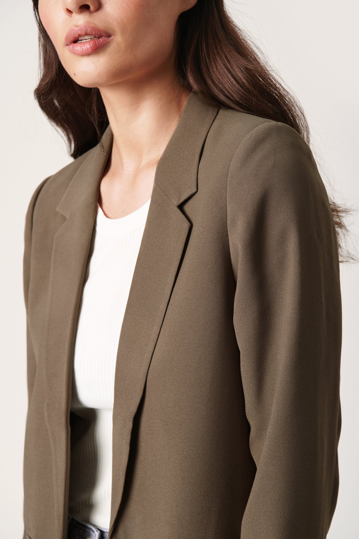 Shirley Blazer LS Jackets Chocolate Chip