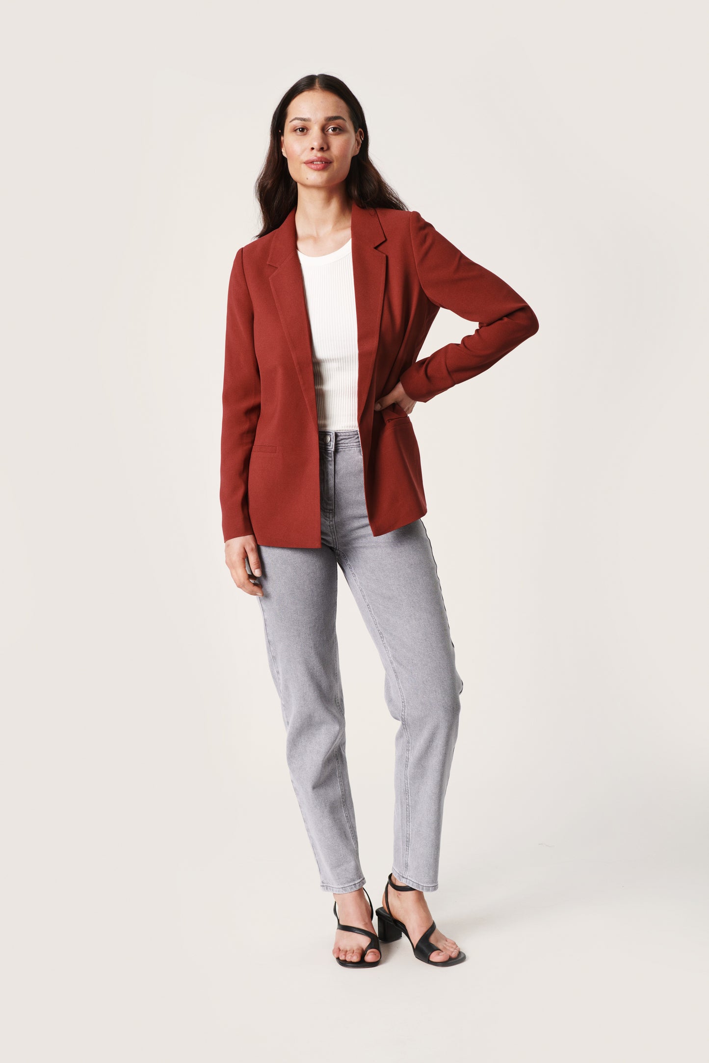 Shirley Blazer LS Jackets Henna
