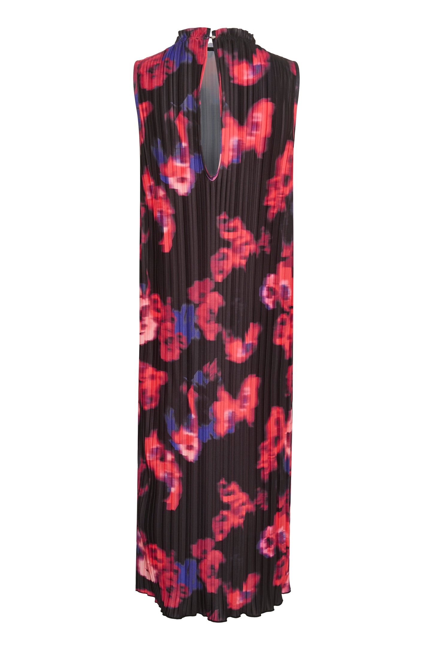 Soaked in Luxury Alice Dress Dresses Red Blurred Flower Print