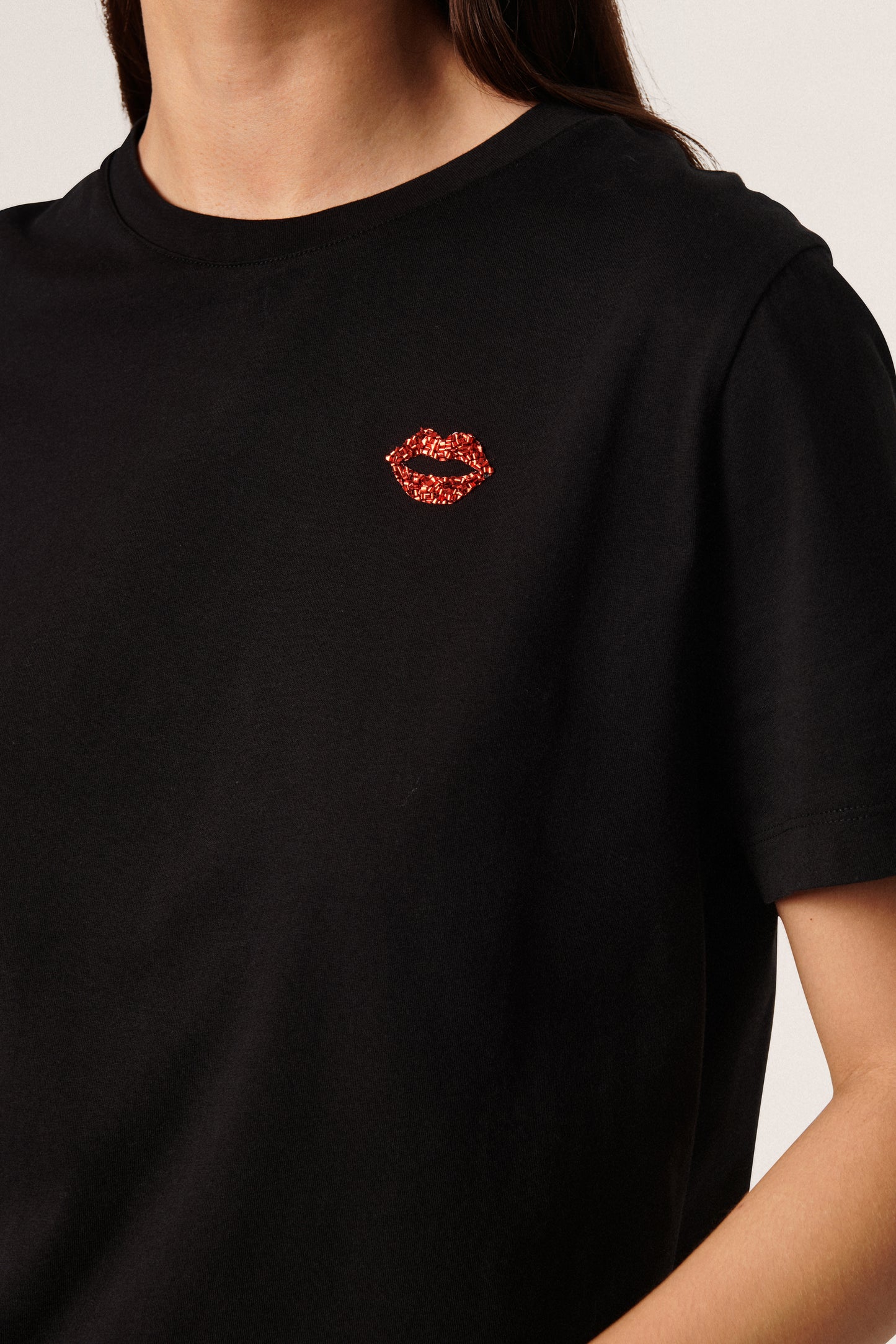 Soaked in Luxury Caden tee SS T-shirts Black