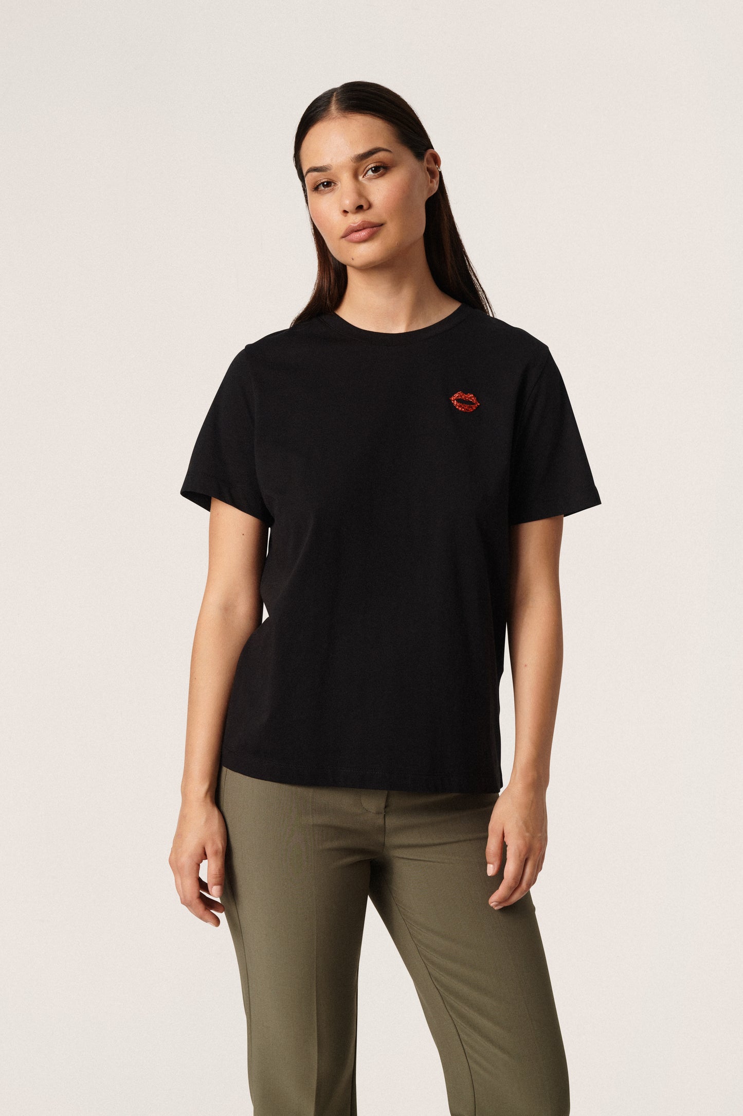 Soaked in Luxury Caden tee SS T-shirts Black