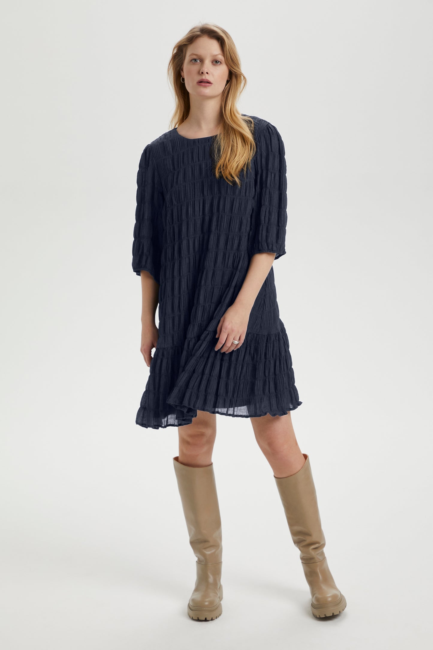 Soaked in Luxury Charlotta Dress Dresses India Ink