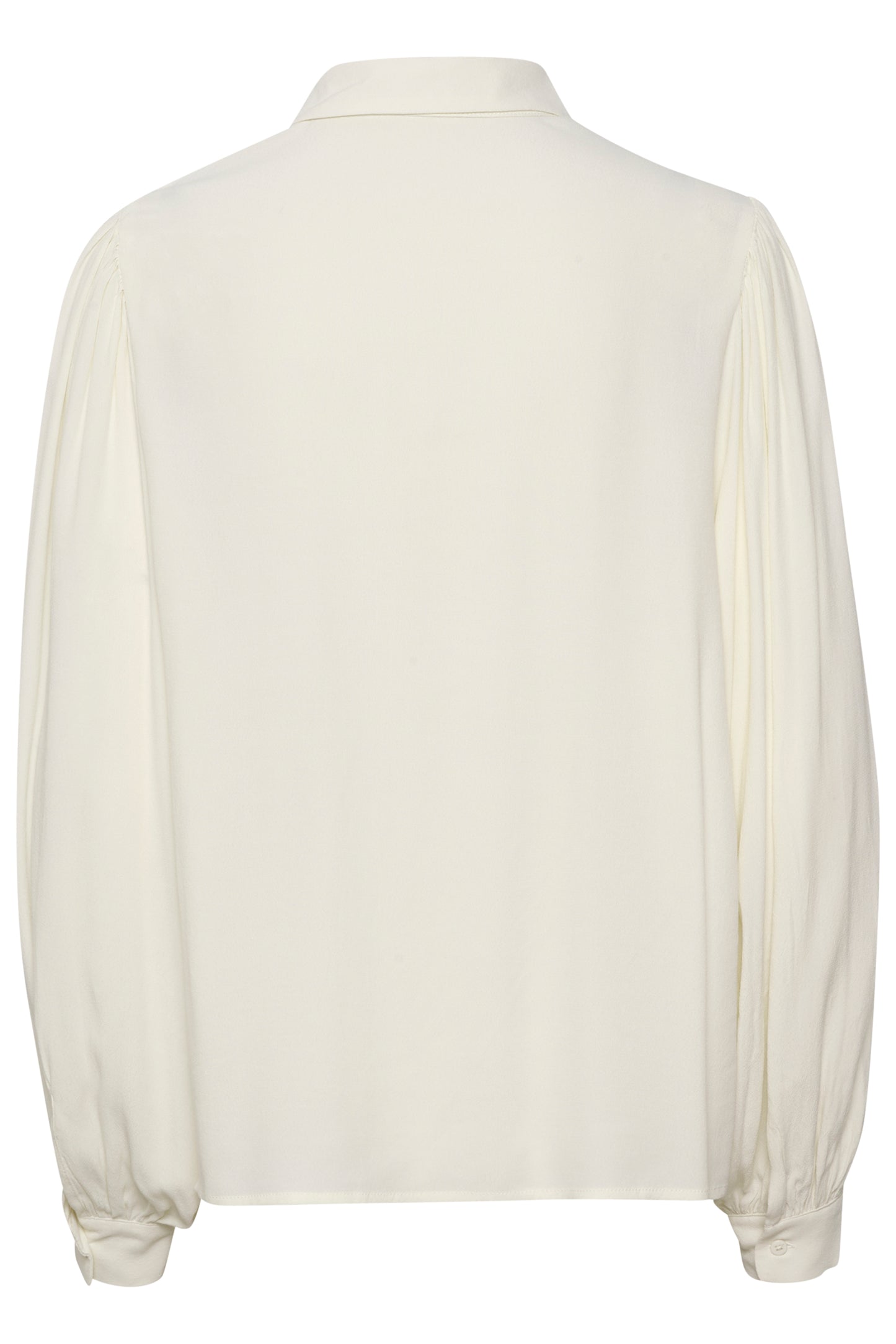 Soaked in Luxury Chrishell Solid Shirt LS Shirts/Blouses Whisper White