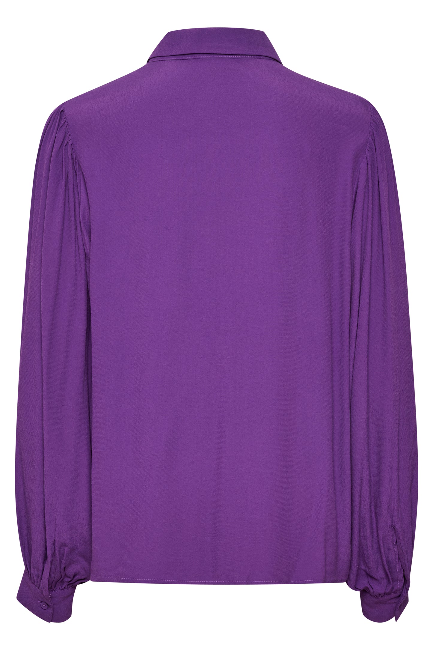 Soaked in Luxury Chrishell Solid Shirt LS Shirts/Blouses Amaranth Purple