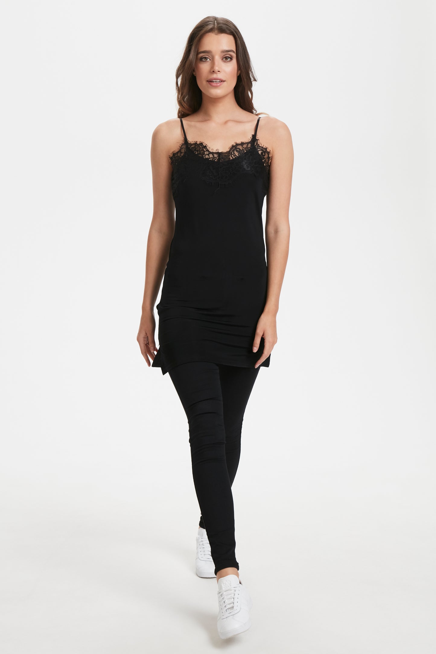 Soaked in Luxury Clara Strapdress Dresses Black
