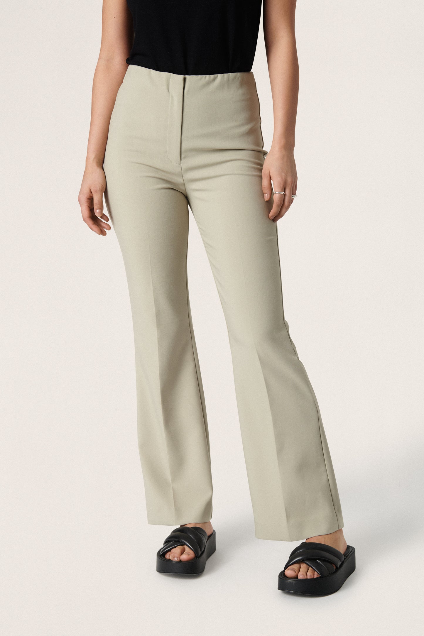 Soaked in Luxury Corinne Pants Trousers Abbey Stone
