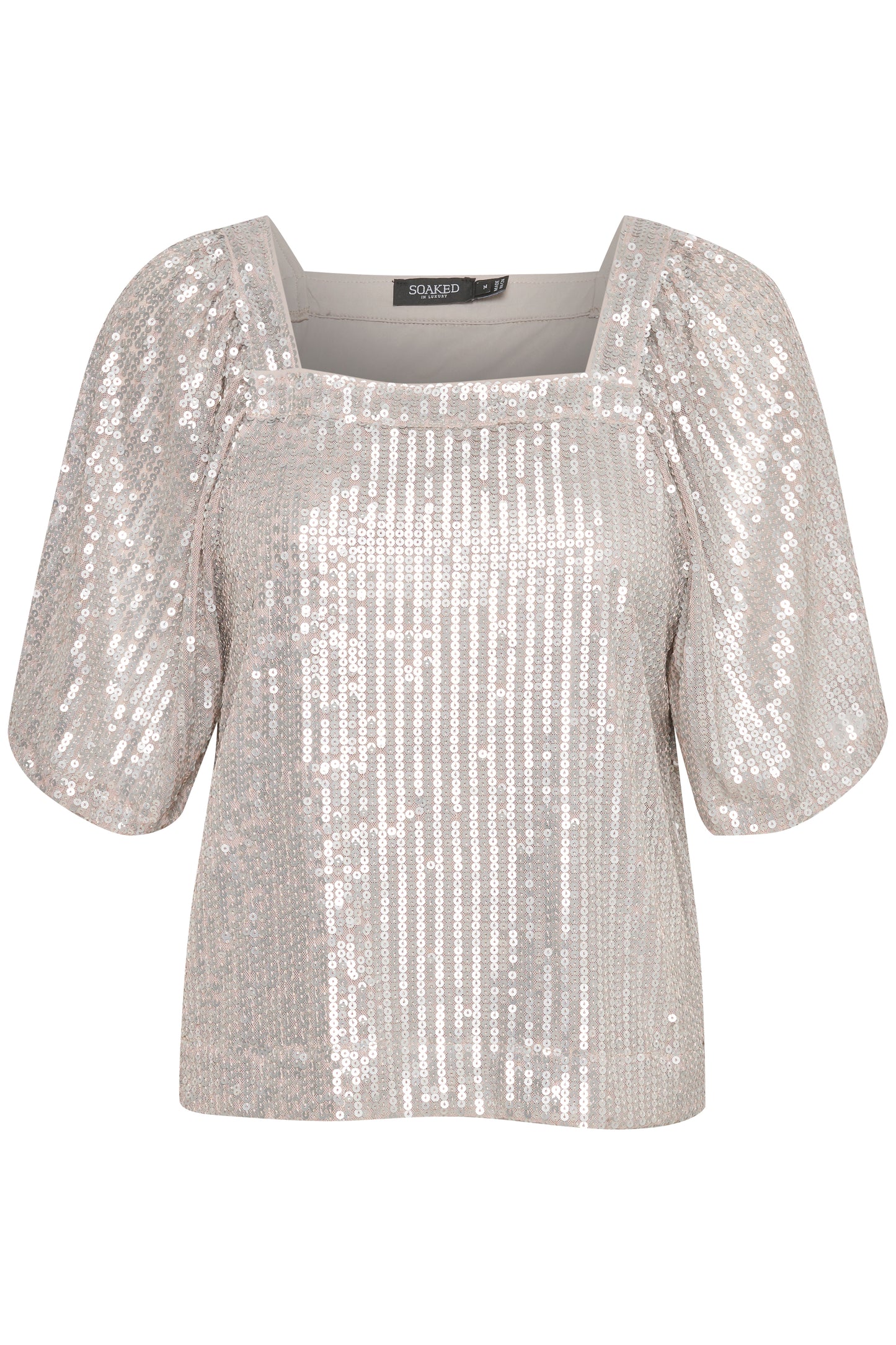 Soaked in Luxury Dalila Blouse LS Shirts/Blouses Silver