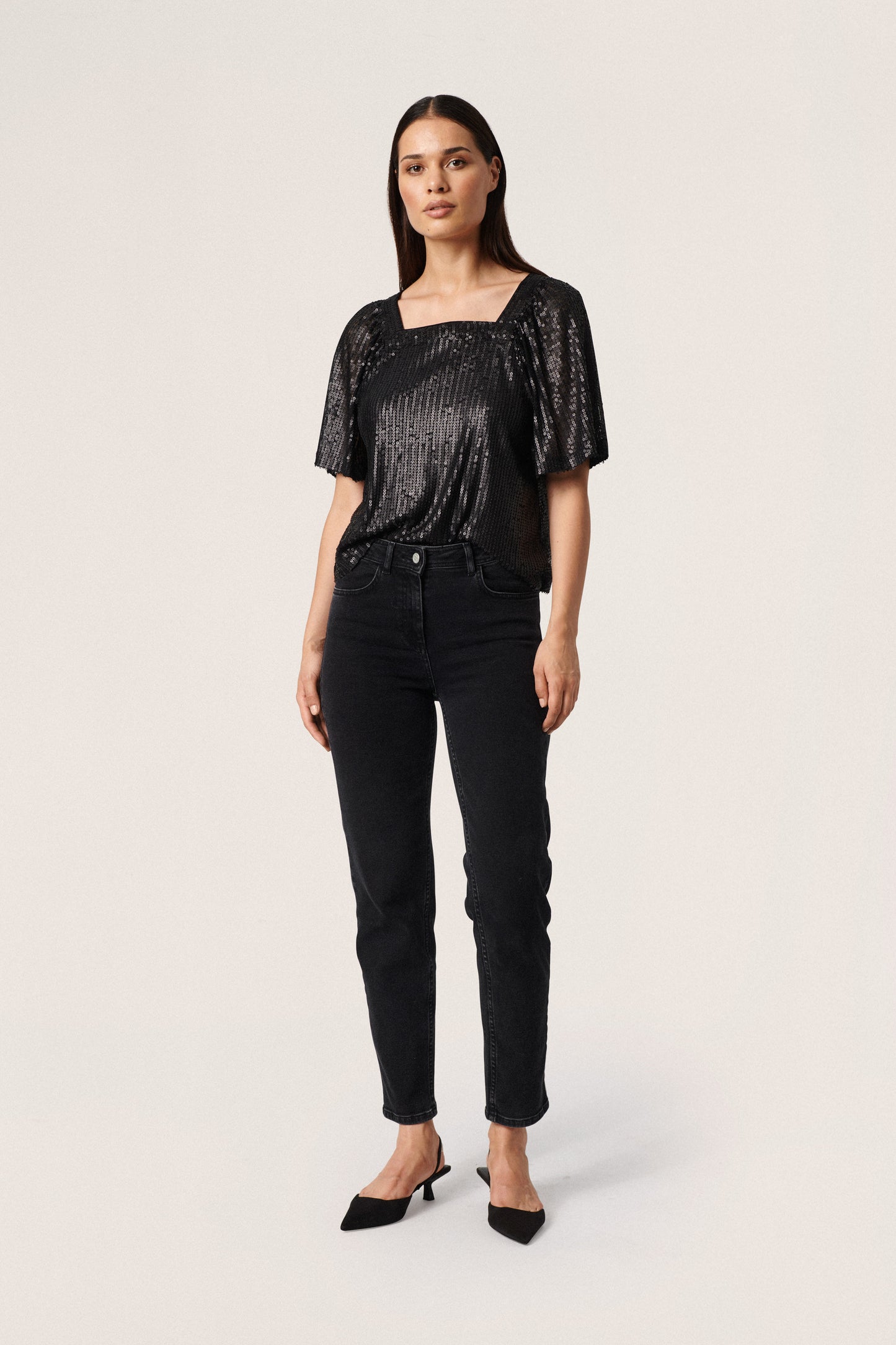 Soaked in Luxury Dalila Blouse LS Shirts/Blouses Black