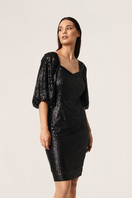 Soaked in Luxury Dalila Gausa Dress Dresses Black